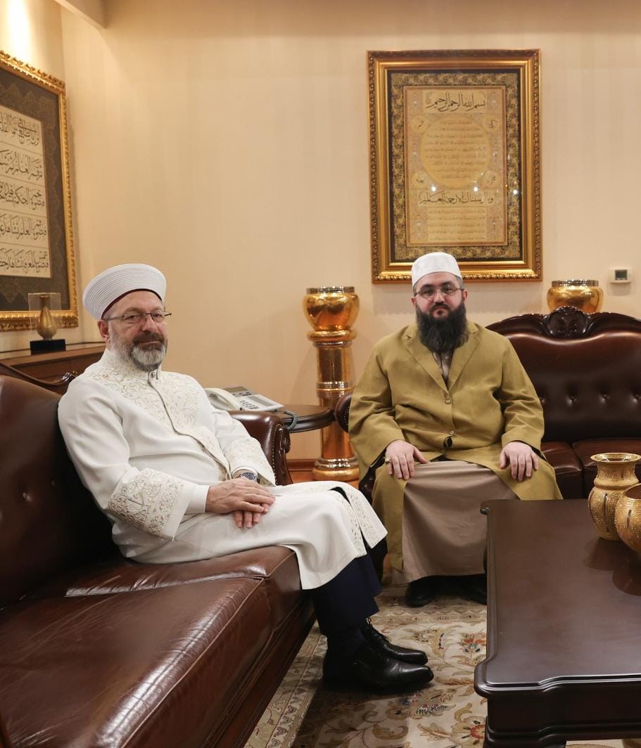Eski Diyanet İşleri Başkanı Prof. Dr. Ali Erbaş Beyefendi ile.
