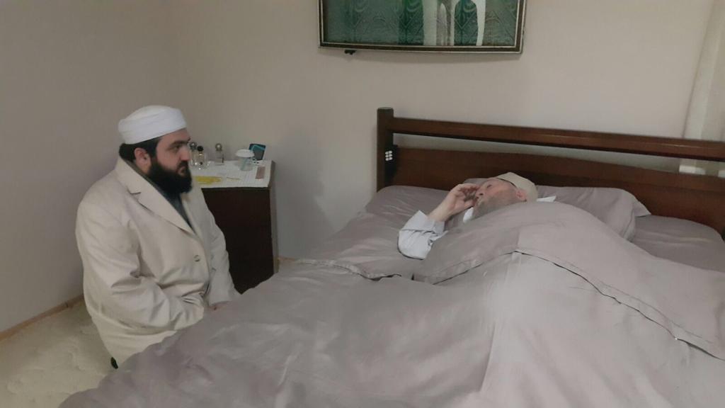 Mahmud Efendi Hazretlerini ziyaretinde.
